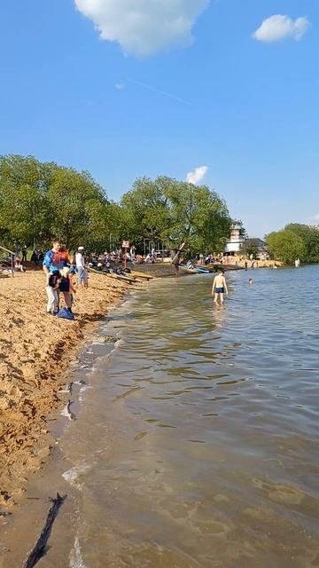 Пляж Строгино.