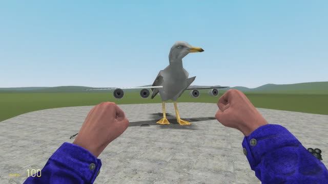 Попытался сделать Бомбомбини Гусини в Garry's mod и случайно уничтожил его(