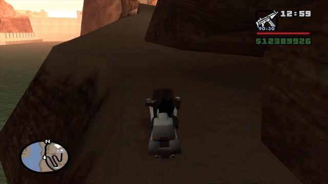 Grand Theft Auto GTA San Andreas Я нашёл пещеру Секреты Баги