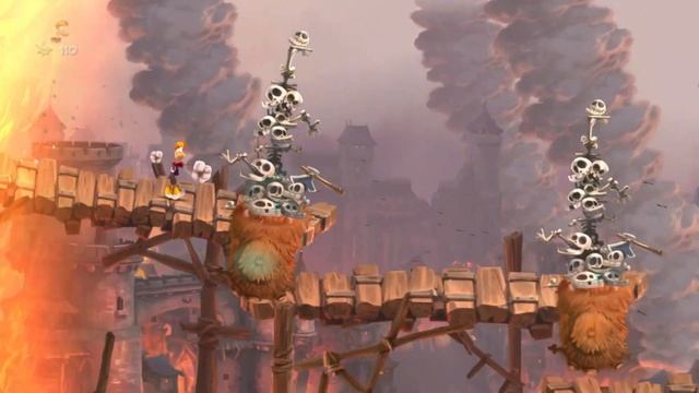 Рок-замок Прохождение Rayman Legends