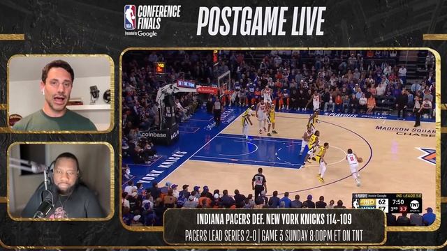 Pacers @ Knicks Game 2 POSTGAME LIVE: #NBAConferenceFinals presented by Google