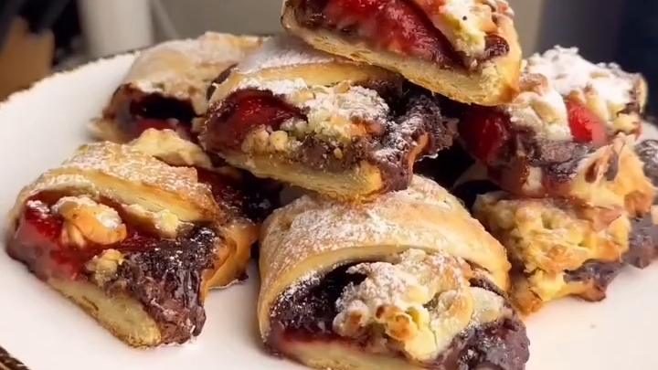 Вкусный Песочный ПИРОГ...🥧🍓😋    Рецепт в описании ✍️