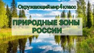 Природные зоны России окружающий мир 4 класс