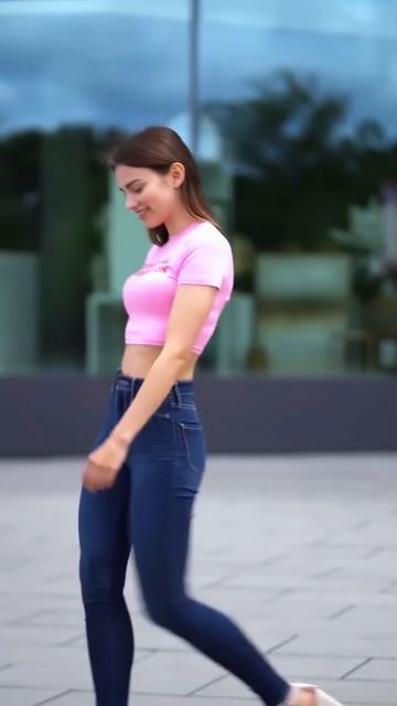 EmYP7DU8_tM - These Fit Jeans look beautiful on this girl #shorts