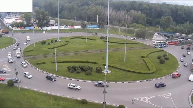 Трамвай протаранил автобус. 27,07,2016