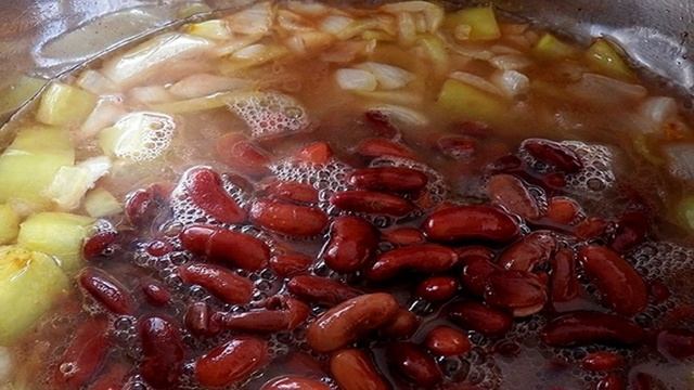 Постный фасолевый суп-пюре