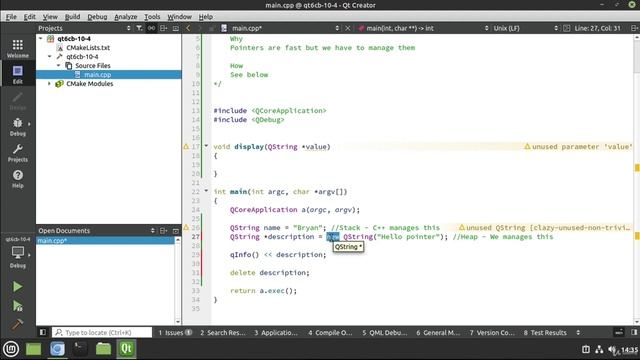 4. Pointer memory management