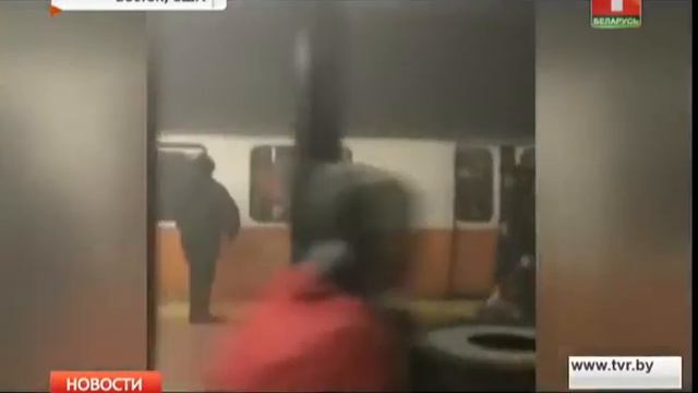 ЧП в метро Бостона в час пик