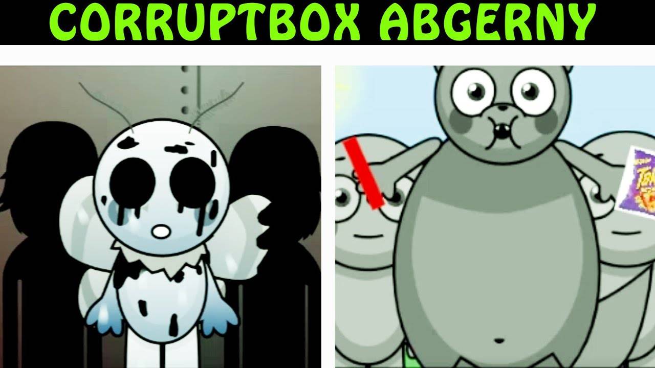 Смешайте все звук вместе Sprunki Corptbox Abgerny против Sprunki Abgerny