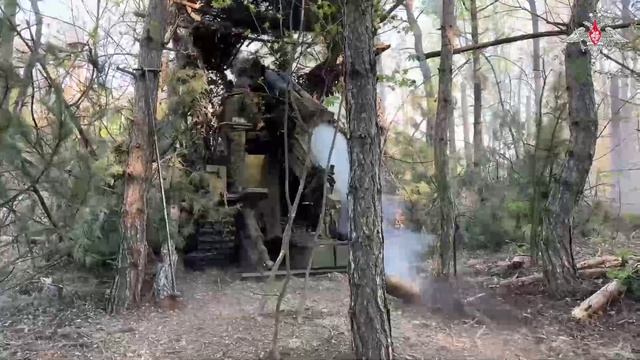 Боевая работа расчета «Гиацинт-С» группировки войск «Центр»