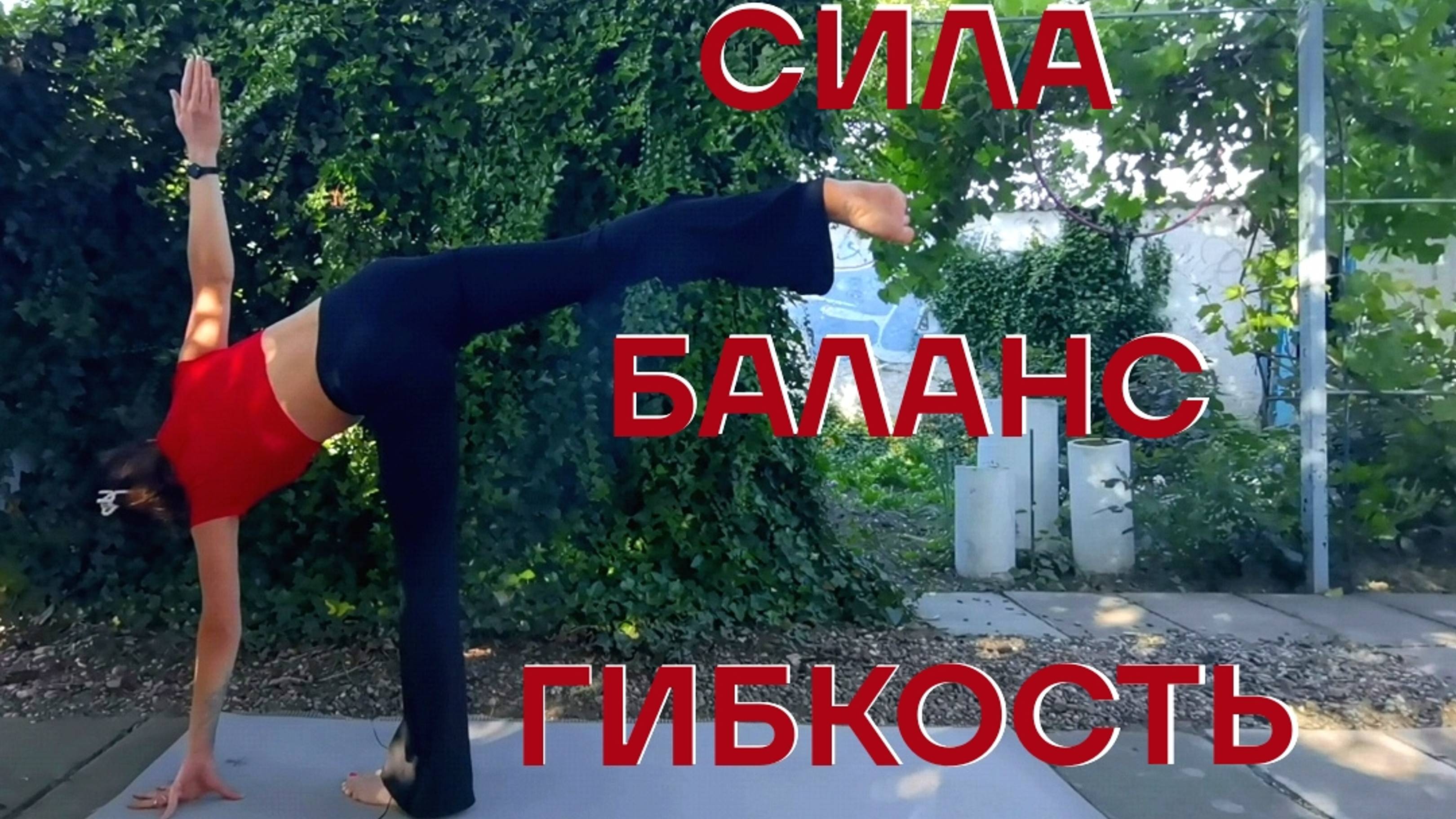 Йога для всех | Сила гибкость баланс