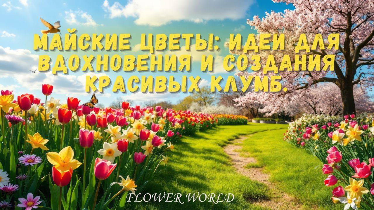 Майские цветы: Идеи для вдохновения и создания красивых клумб.💐