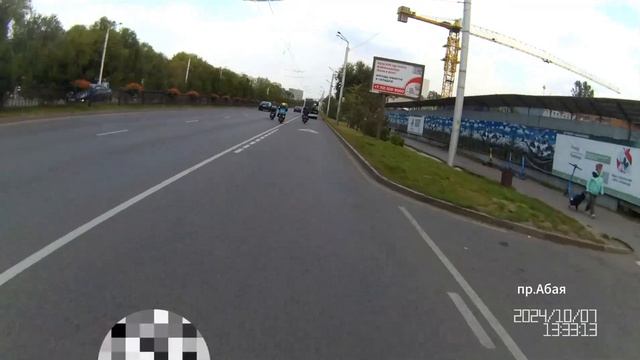 Нарушения ПДД по Ауэзовскому р-ну 07.10.2024