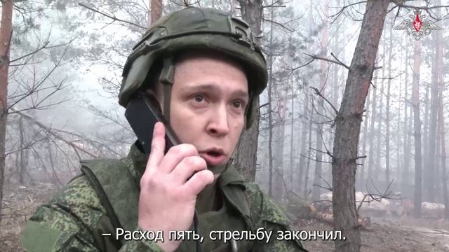 Боевая работа военных связистов и артиллеристов ГрВ «Запад»