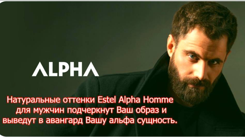 Мастер Александра тонировка ESTEL ALPHA HOMME
