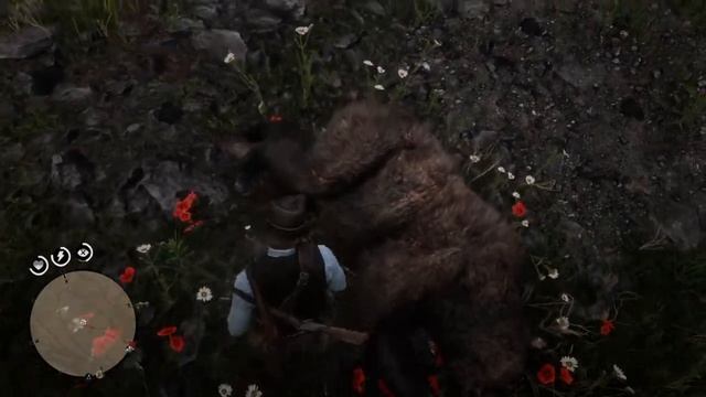 Red Dead Redemption 2 охота на легендарного гризли