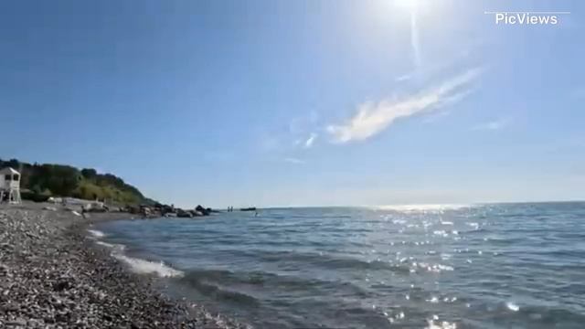 Сочи Адлер сегодня 24 мая 2025. Обстановка на пляже, берегу, погода и море