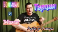 Большая и малая терции на гитаре за
5 минут