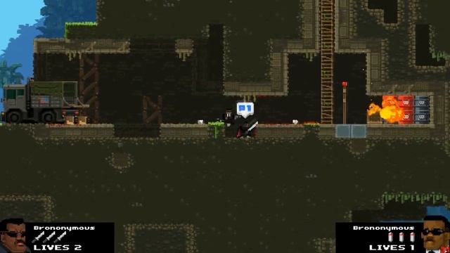 Играем в BroForce|Новая рубрика и новый друг!