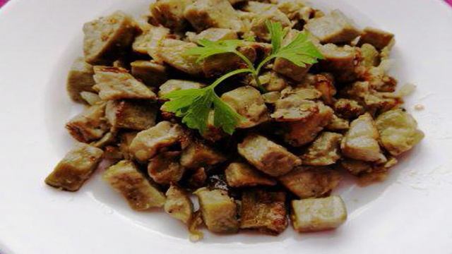 Жареные баклажаны, как грибы