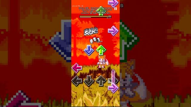 СОНИК.ЕХЕ РЕМЕЙК ПОЙМАЛ ТЕЙЛЗА В ЭТОЙ ПОГОНЕ!!! FNF vs Sonic.exe пиксельная графика.