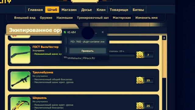 Общий аккаунт контра сити #4 (Мега донат , Шершень)