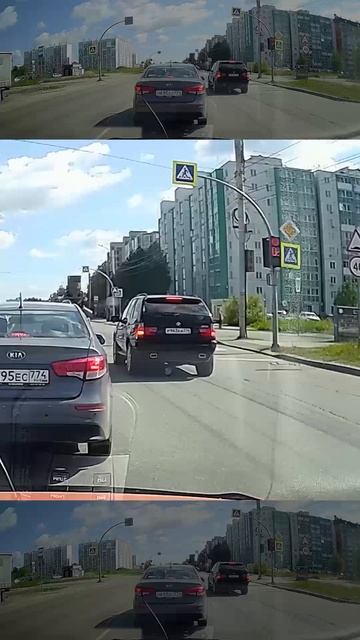 Проехал на красный и сразу попался полиции!