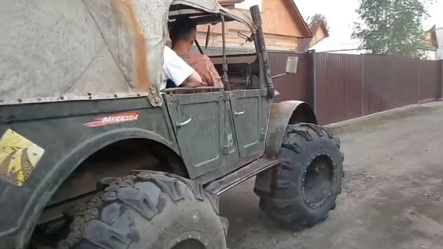 ГАЗ-69 на шинах низкого давления