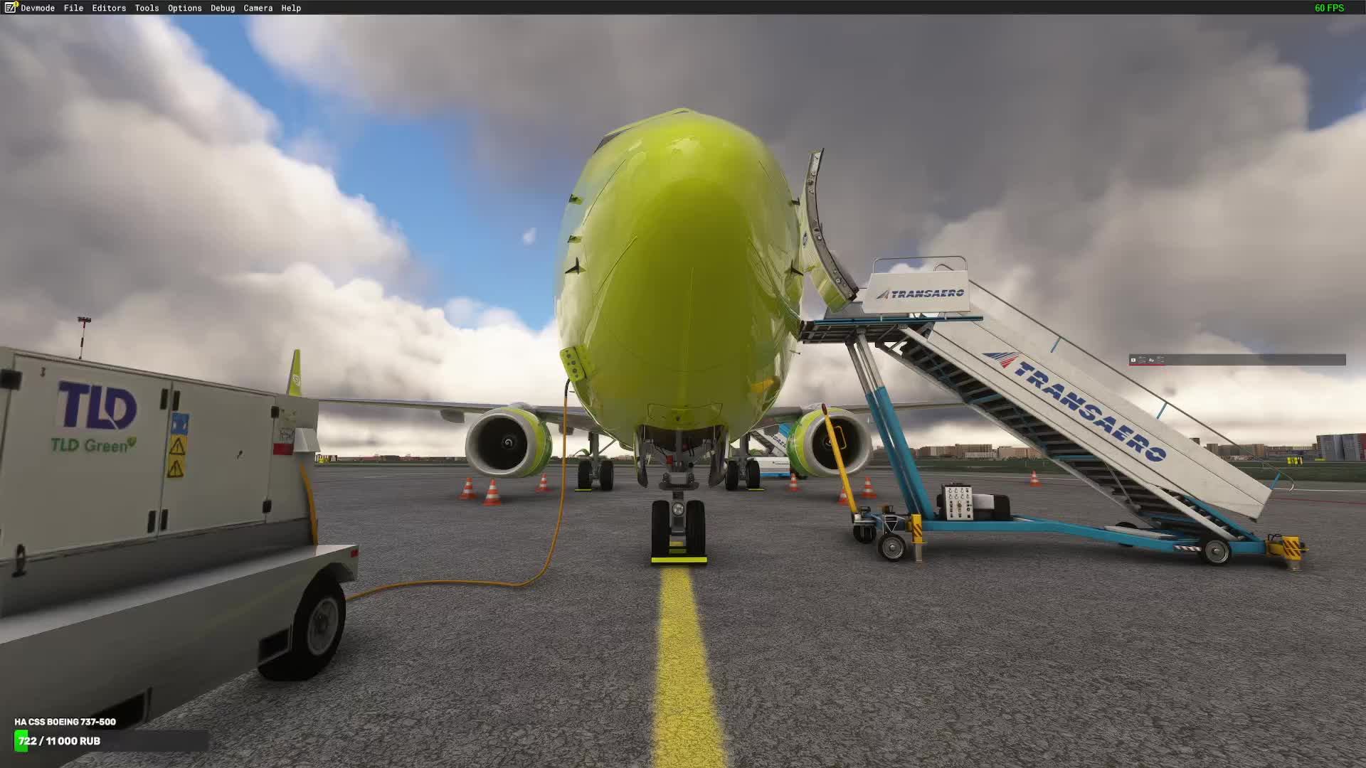 MSFS 2020, GSX, PMDG 737-800, SBI005, Vatsim, Omsk(UNOO) - Novosibirsk(UNNT)