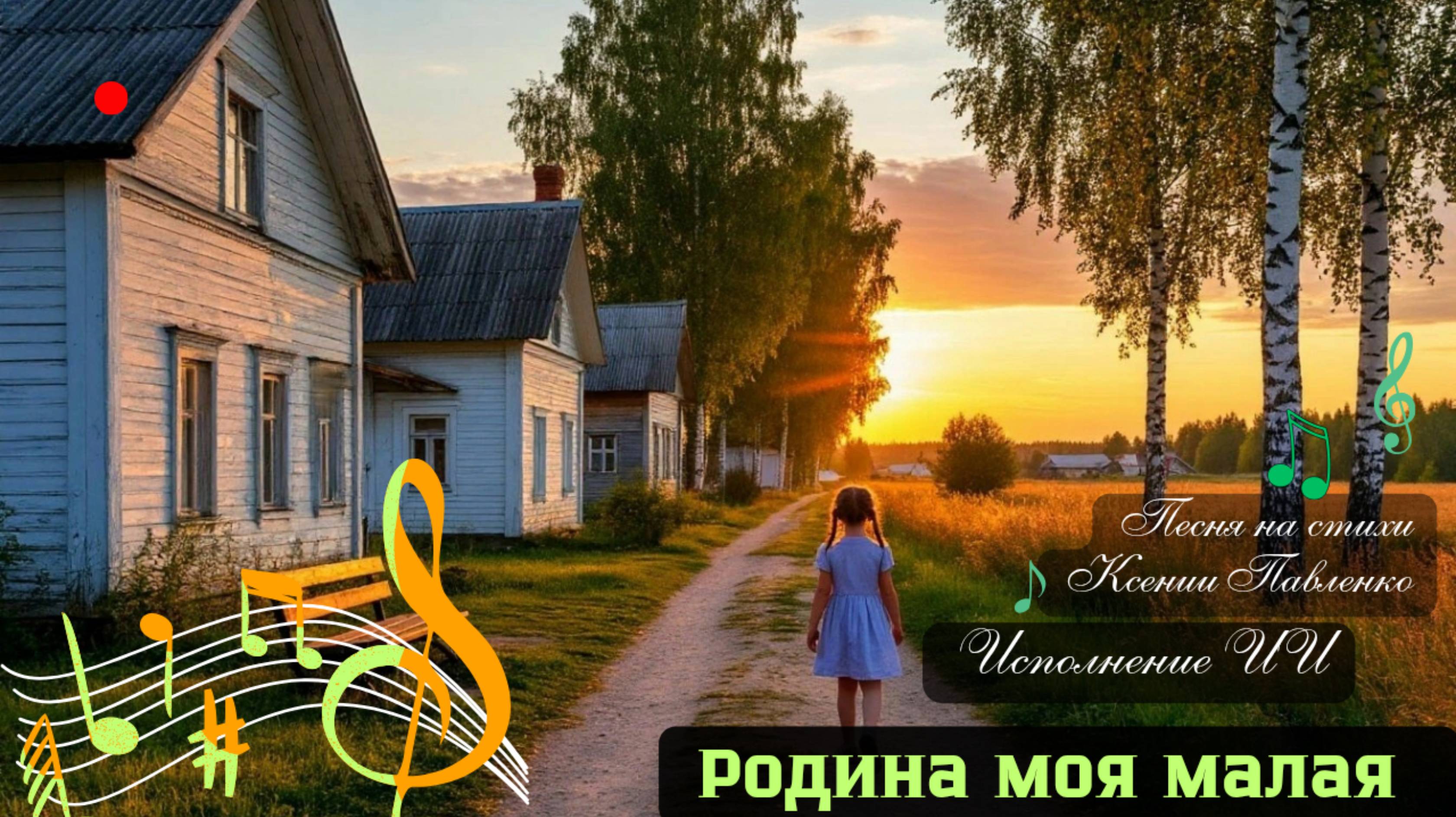 "Родина моя малая " песня на стихи Ксении Павленко