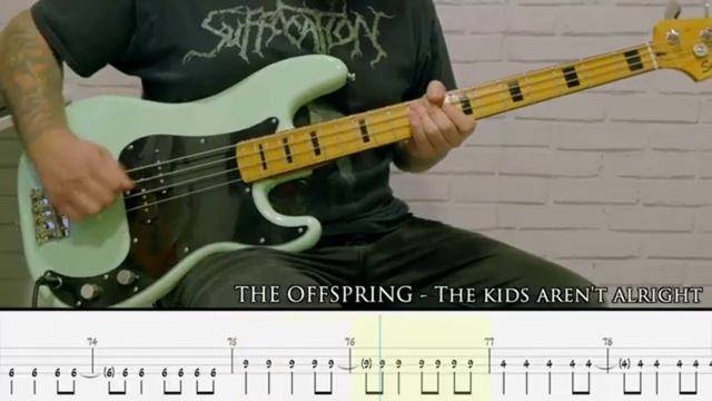 The Offspring-The Kids Arent Alright(guitar bass,tab)