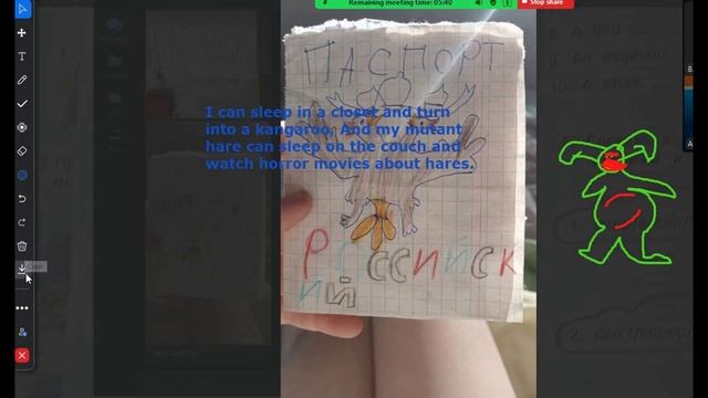 спотлайт 2 грамматический тренажер I can sleep in closet