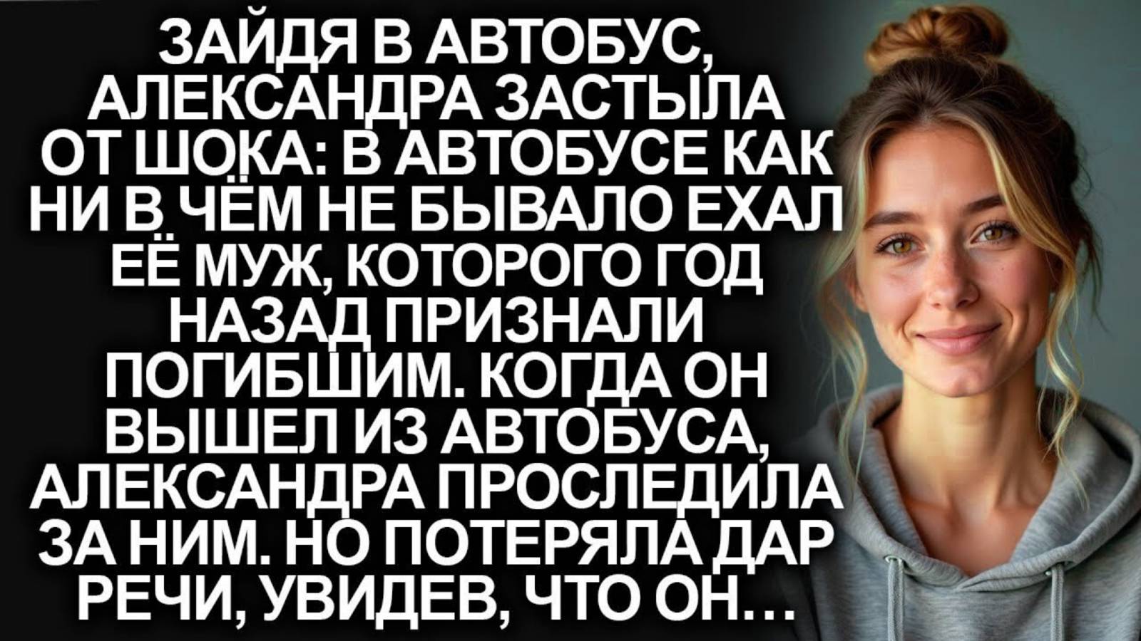Александра увидела своего мужа в автобусе спустя год – что будет дальше