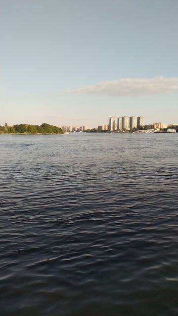 Река Нева и Рыбацкое, Петербург. 23 июля 2024.