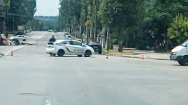 Сгорела фура в Запорожье. 25.06.2019