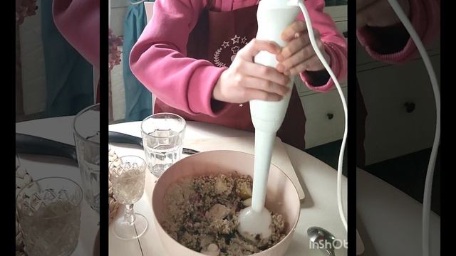 Булочки из зелёной гречки