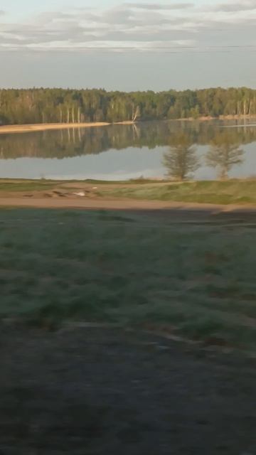 Вид из окна поезда