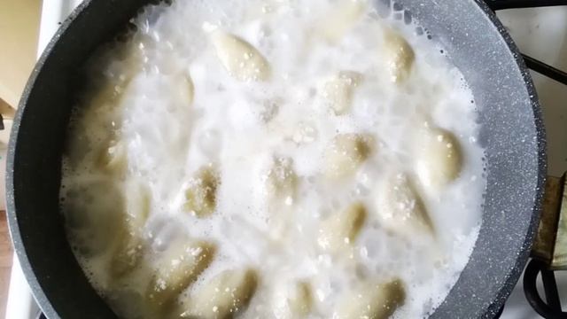 Вареники(пельмени)на универсальной сковороде🍳хорошая идея✌️👍😄