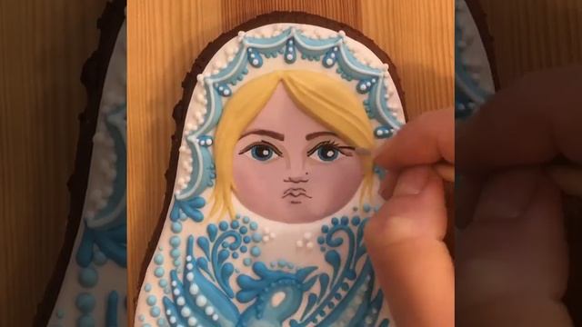 Матрешка "Гжель", часть 2