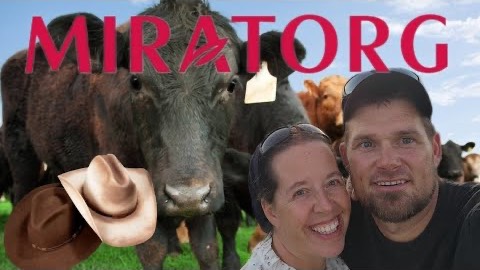 Кан.Visit Russia's largest Agricultural company/ Russian Feedlot/ Beef Production in Russia/Miratorg