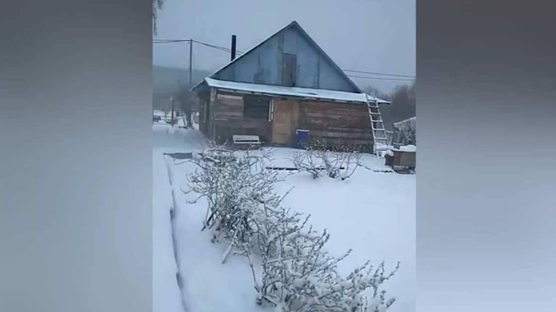 Ханты-Мансийск накрыл майский снегопад
