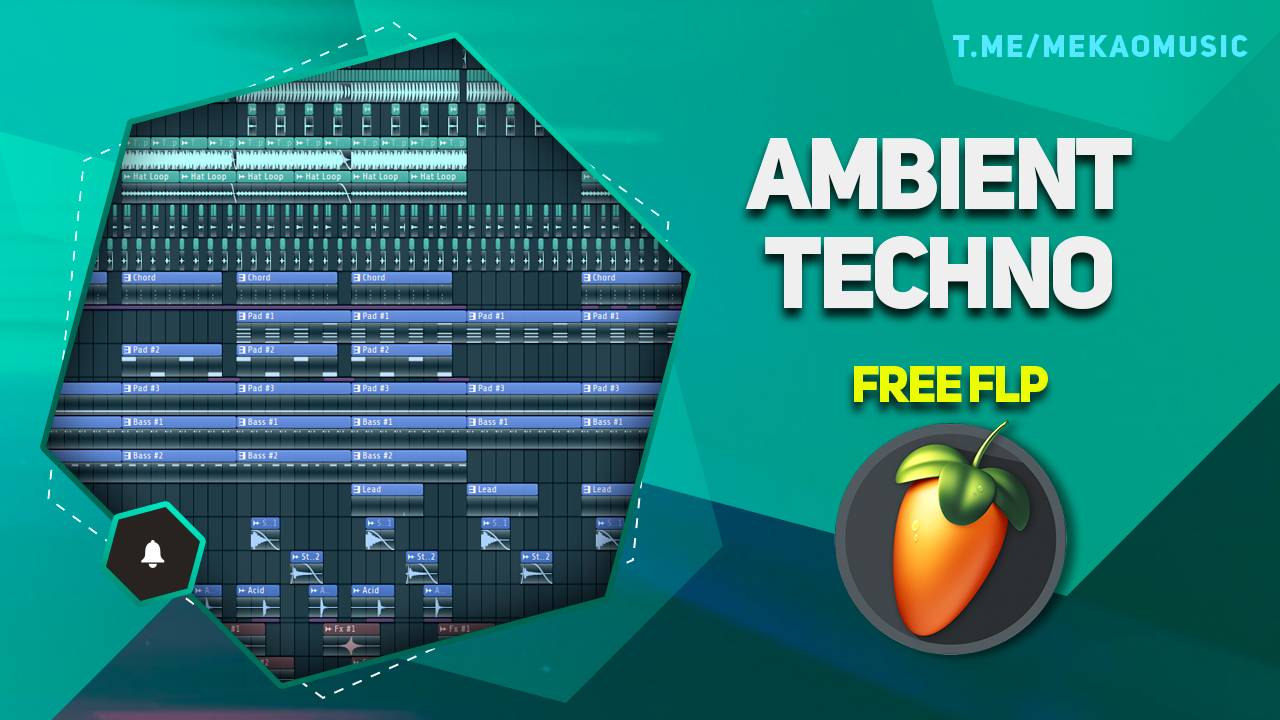 Трек в стиле Ambient Techno в FL Studio 24 (+Free FLP/Бесплатный ФЛП)