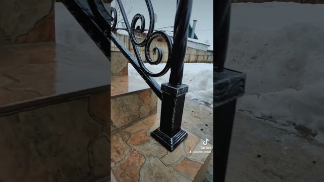 Перильное ограждение с элементами ковки I Кованое ограждение I Ковка I Кованые изделия