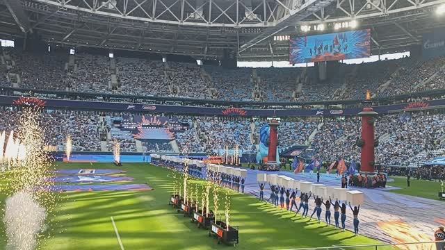 Шоу перед финальным матчем Зенита