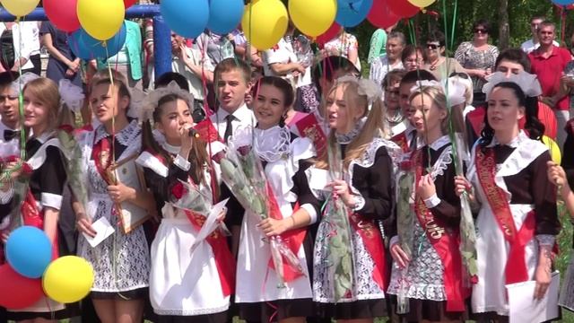 Последний звонок Выступление Выпускников 11 класса Песня и Танец КСОШ 3 Прощай Школа 23 05 2015