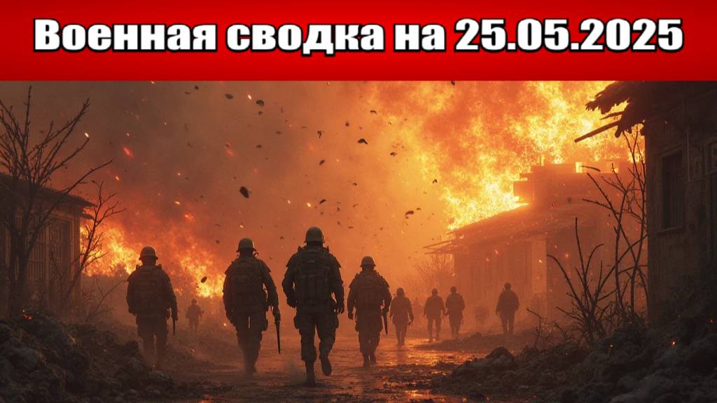 «Россия наносит ответный удар по Украине!»: Военная сводка с фронта СВО на 25.05.2025