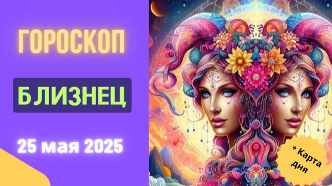 ♊ 25 МАЯ 2025: ГОРОСКОП НА СЕГОДНЯ ДЛЯ БЛИЗНЕЦОВ – ВАС ЖДЁТ СЮРПРИЗ В ОБЩЕНИИ!