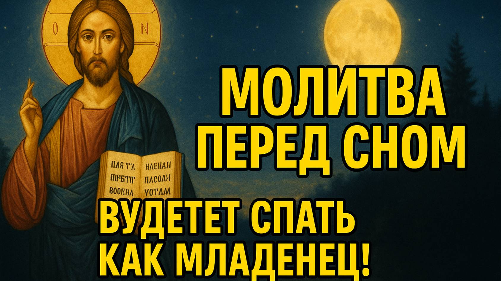 🔥 Слушай перед сном — и уснёшь, как младенец! Молитва, приносящая покой и защиту