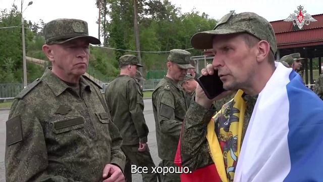 Вернувшиеся с подконтрольной Киеву территории российские военнослужащие созвонились с родными