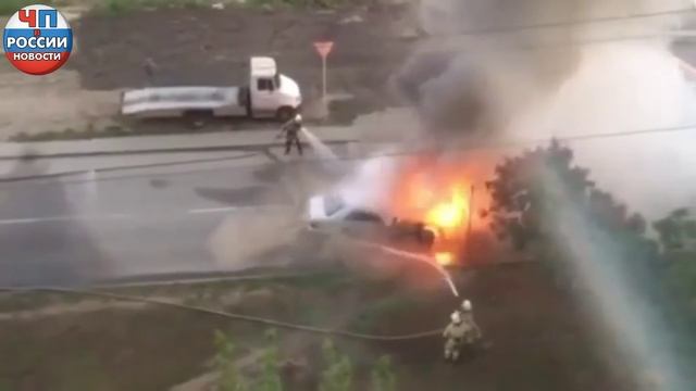 Новости Крым - В Севастополе сгорела машина